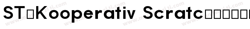 ST-Kooperativ Scratc字体转换